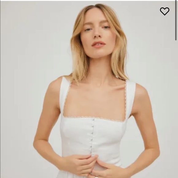 ISO Reformation Tagliatelle Linen Dress - Picture 2 of 4